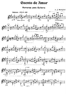 Romance 'Cuento de Amor': Romance 'Cuento de Amor' by Antonio Jimenez Manjón