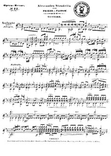 Selected melodies from the Opera 'Friedrich von Flotow', Op.8: Selected melodies from the Opera 'Friedrich von Flotow' by Alessandro Stradella