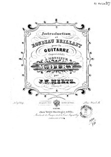 Introduction and Rondo Brilliant, Op.11: Para Guitarra by Johann Kaspar Mertz