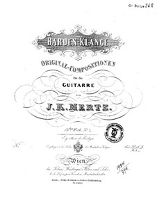 Barden-Klänge (Bardic Sounds), Op.13: No.3-5 by Johann Kaspar Mertz