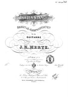 Barden-Klänge (Bardic Sounds), Op.13: No.6-8 by Johann Kaspar Mertz