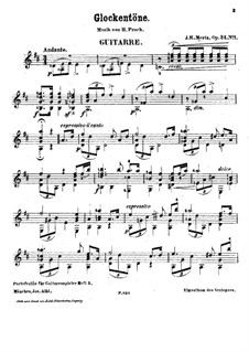 Glockentöne, Op.24: Nr.1 by Johann Kaspar Mertz