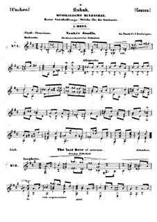 Kukuk. Musikalische Rundschau: Heft I by Johann Kaspar Mertz