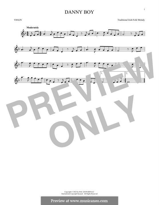 One instrument version: para violino by folklore
