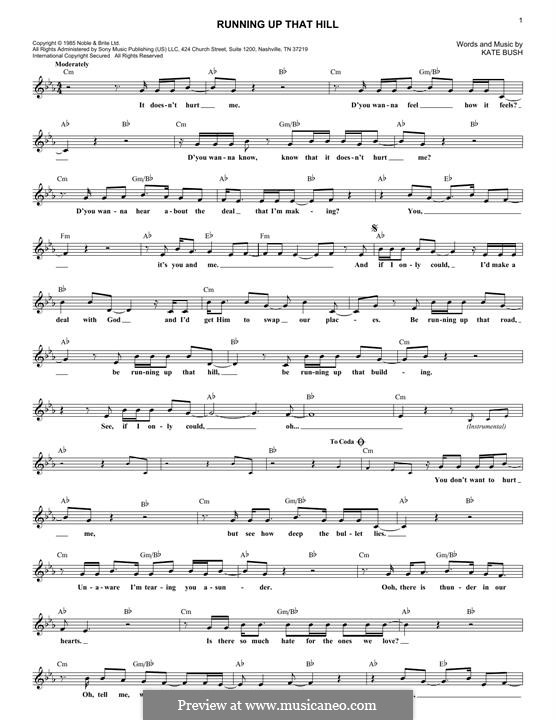 Running Up That Hill: para teclado by Kate Bush