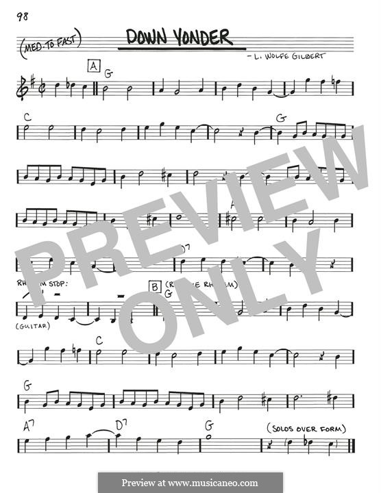 Down Yonder por L.W. Gilbert Partituras on músicaNeo