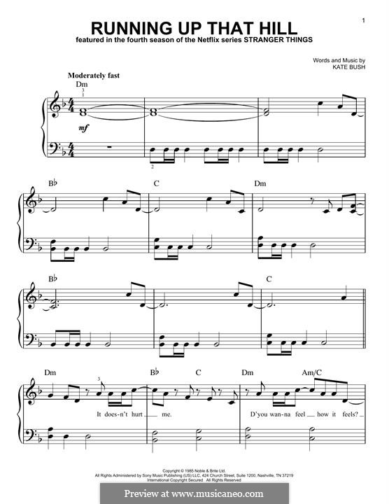 Running Up That Hill: Para Piano by Kate Bush