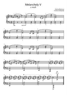 Melancholies: Melancholy 5 by Galina Bobrova