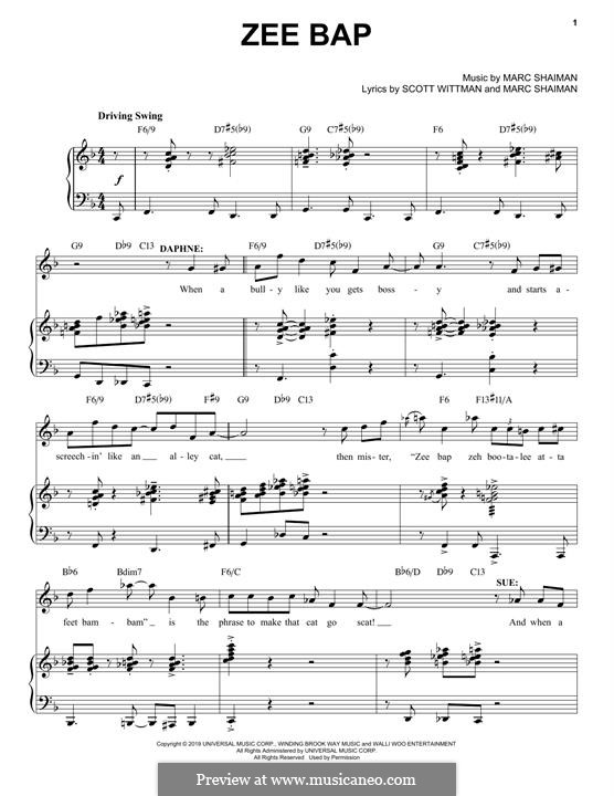 Zee Bap (from Some Like It Hot): Zee Bap (from Some Like It Hot) by Marc Shaiman