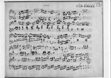 Sonata for Piano: sonata para piano by Friedrich Ludwig Aemilius Kunzen