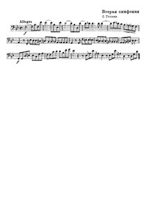 Symphony No.2: Excerpt for Double Bass by Sergei Taneyev