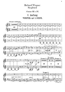 Siegfried (Sigurd), WWV 86c: trompa partes III, IV by Richard Wagner