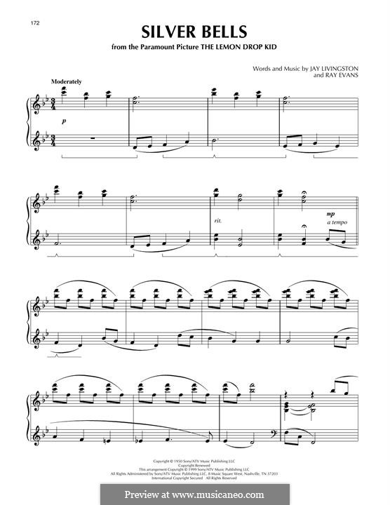 Piano version: para um único musico (Editado por H. Bulow) by Jay Livingston, Raymond Evans
