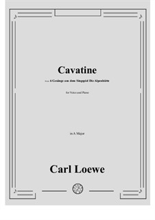 Cavatine: A maior by Carl Loewe