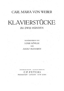 Variations on a Russian Folk Song 'Schöne Minka', J.179 Op.40: Para Piano by Carl Maria von Weber