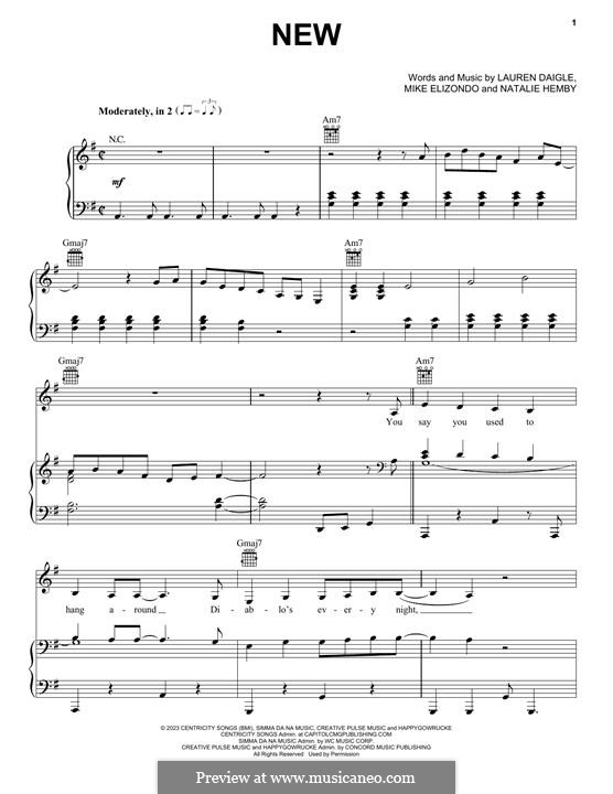 New (Lauren Daigle): New (Lauren Daigle) by Michael Elizondo, Lauren Daigle