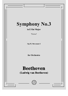 Movement I: partituras completas, partes by Ludwig van Beethoven