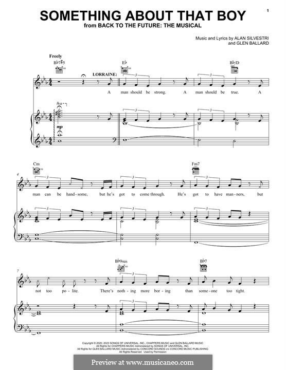 Something About That Boy (from Back To The Future: The Musical): Something About That Boy (from Back To The Future: The Musical) by Alan Silvestri, Glen Ballard