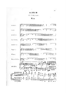 Les amours du diable: ato II, para solista,coral e piano by Albert Grisar