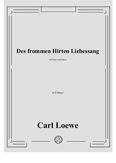 Des frommen Hirten Liebessang: D maior by Carl Loewe