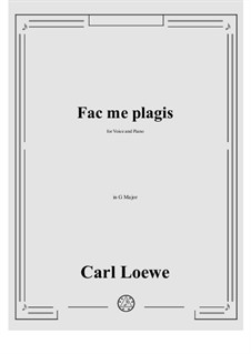 Fac me plagis: G maior by Carl Loewe