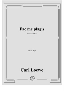 Fac me plagis: A flat Major by Carl Loewe