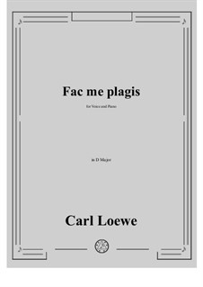 Fac me plagis: D maior by Carl Loewe