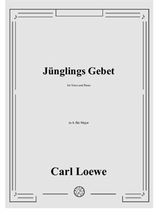 Junglings Gebet: A flat Major by Carl Loewe