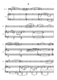 Sonate for bassoon and piano: Movement 2 by Vladimir Polionny