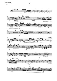 Sonate for bassoon and piano: Movement 3 – bassoon part by Vladimir Polionny