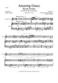 Solo instrument and piano version: para trompeta e piano by folklore