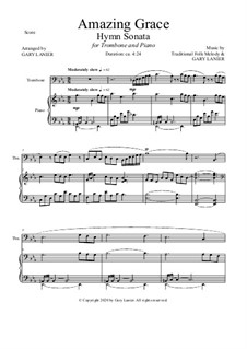 Solo instrument and piano version: para trombone e piano by folklore