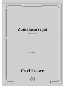 Zumalacarregui: C minor by Carl Loewe