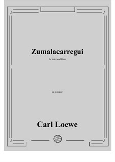 Zumalacarregui: G minor by Carl Loewe