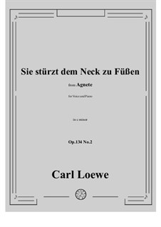 No.2 Sie stürzt dem Neck zu Füßen: C minor by Carl Loewe