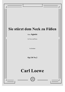 No.2 Sie stürzt dem Neck zu Füßen: D minor by Carl Loewe