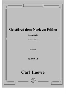 No.2 Sie stürzt dem Neck zu Füßen: E minor by Carl Loewe