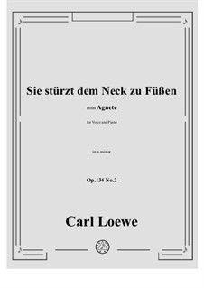 No.2 Sie stürzt dem Neck zu Füßen: A minor by Carl Loewe