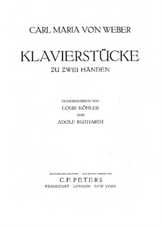 Variations on Aria 'Vien quà, Dorina bella' by Bianchi, J.53 Op.7: Para Piano by Carl Maria von Weber