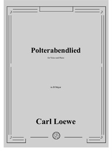 Polterabendlied: B Major by Carl Loewe
