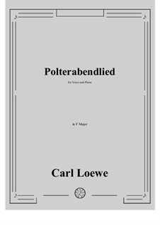 Polterabendlied: F Maior by Carl Loewe