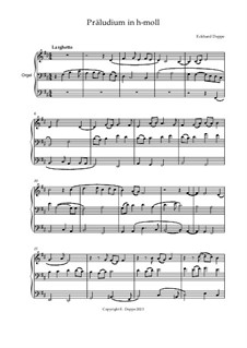 24 leichte Präludien für Orgel: Präludium h-moll by Eckhard Deppe