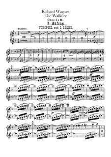 The Valkyrie , WWV 86b: parte de oboes by Richard Wagner