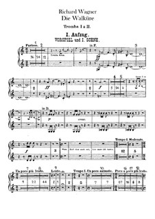 The Valkyrie , WWV 86b: parte trompetas by Richard Wagner