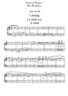 The Valkyrie , WWV 86b: parte harpas by Richard Wagner