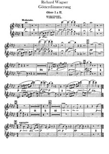 Twilight of the Gods, WWV 86d: Oboes I, II part by Richard Wagner