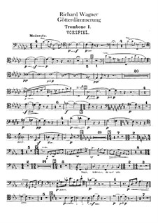 Twilight of the Gods, WWV 86d: Trombones Partes I -II by Richard Wagner