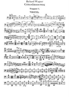 Twilight of the Gods, WWV 86d: Parte percussão by Richard Wagner