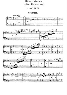 Twilight of the Gods, WWV 86d: parte harpas by Richard Wagner