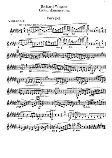 Twilight of the Gods, WWV 86d: violinos parte II by Richard Wagner